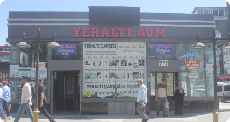 مرکز خرید زیرزمینی یرآلتی | Yeraltı Çarşısı