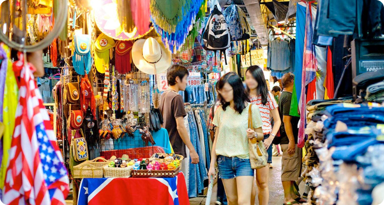 عکس از بازارهای بانکوک